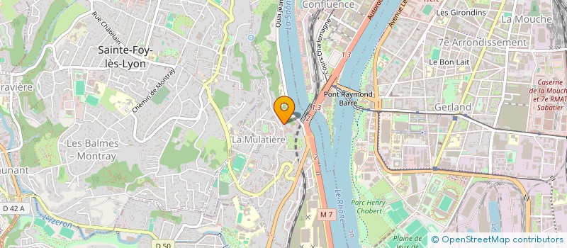 localisation de l'entreprise MADAME ESRA KARAKUS  LA MULATIERE