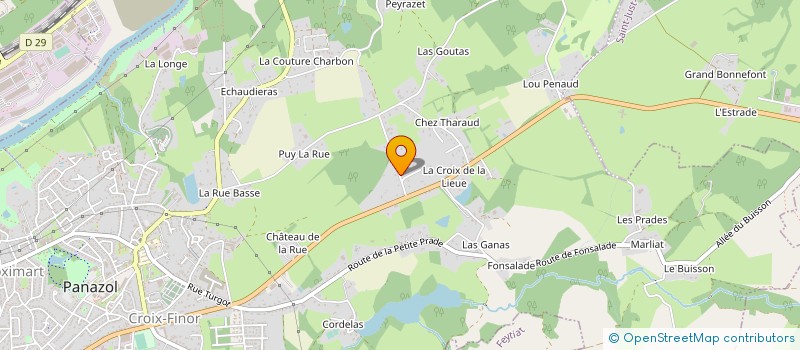 localisation de l'entreprise MADAME ESRA UZUN  SAINT-JUST-LE-MARTEL