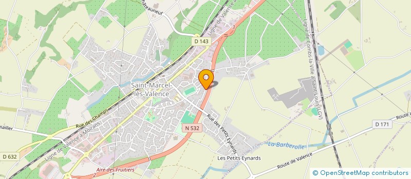 localisation de l'entreprise MADAME ESRA YUKSEK à SAINT-MARCEL-LES-VALENCE