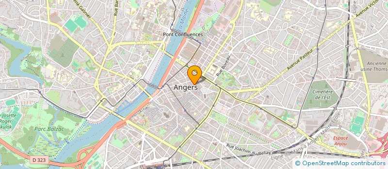 localisation de l'entreprise MADAME ESSADIQI ESSADIQI  ANGERS