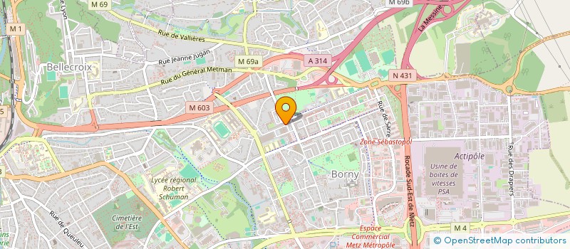 localisation de l'entreprise MADAME ESSAIDIYA CHAIBA à METZ