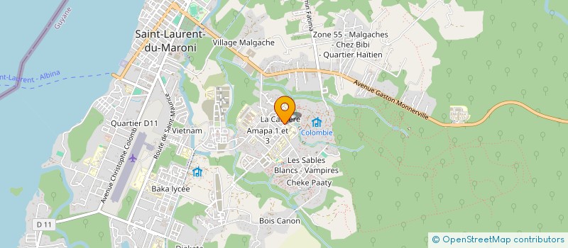 localisation de l'entreprise MADAME ESSELINE ADELAAR à SAINT-LAURENT-DU-MARONI