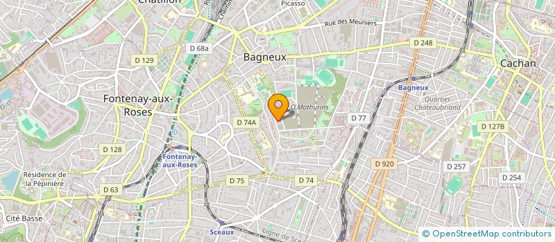 localisation de l'entreprise MADAME ESSI DJIDOTOR à BAGNEUX