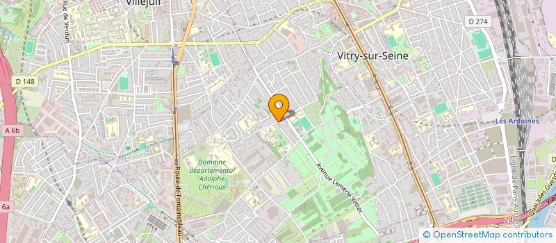 localisation de l'entreprise MADAME ESSIA LARIDH  VITRY-SUR-SEINE