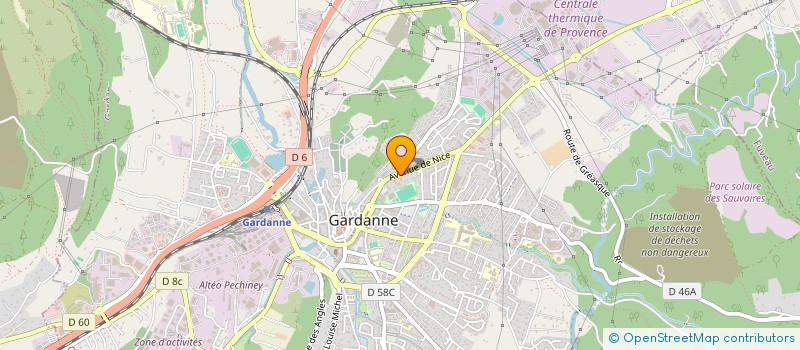 localisation de l'entreprise MADAME ESSIA REBAOUI  GARDANNE