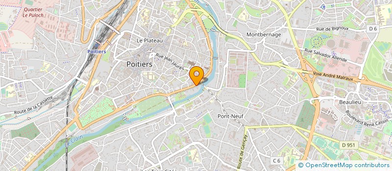 localisation de l'entreprise MADAME ESSO-ESSOLIN ATANI  POITIERS