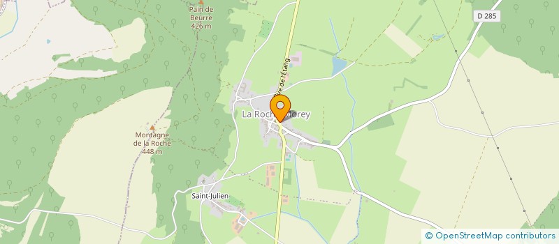 localisation de l'entreprise MADAME ESTAMAYENNE CHARLES  LA ROCHE-MOREY