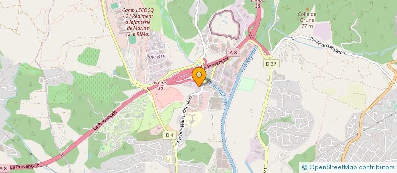 localisation de l'entreprise MADAME ESTEE GALLIONE à FREJUS