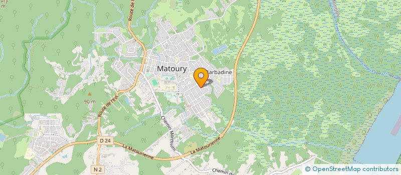 localisation de l'entreprise MADAME ESTEFANI DA COSTAPAIXAO à MATOURY