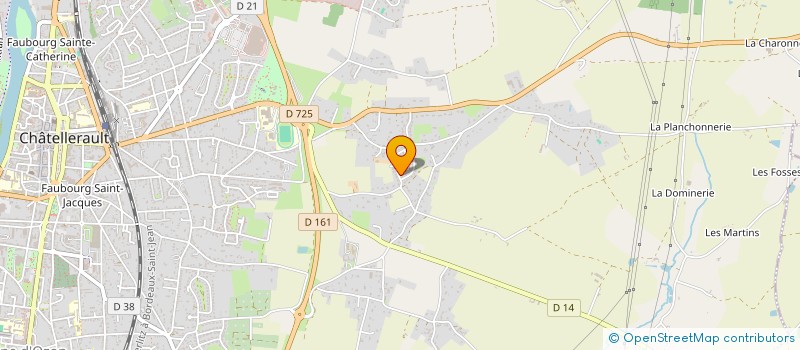 localisation de l'entreprise MADAME ESTEFANIA ABEIJON LAMPON  CHATELLERAULT