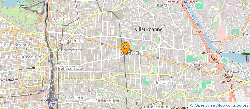 localisation de l'entreprise MADAME ESTEFANIA HENRIQUEZ CUBILLOS  VILLEURBANNE