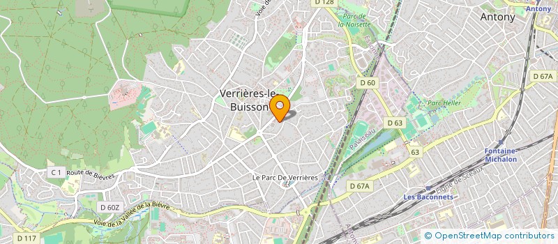 localisation de l'entreprise MADAME ESTEFANY LAURA VIGUERAS à VERRIERES-LE-BUISSON