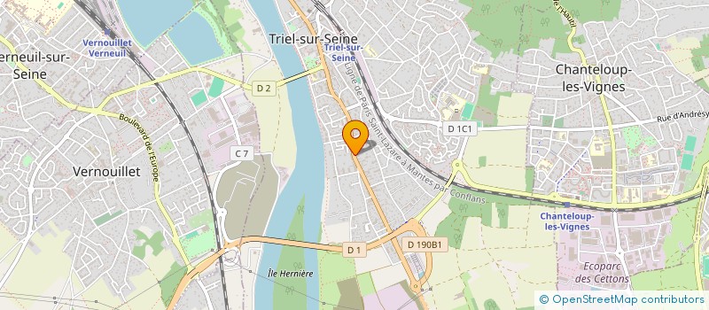 localisation de l'entreprise MADAME ESTEFANY RESTREPO CARDENAS  TRIEL-SUR-SEINE