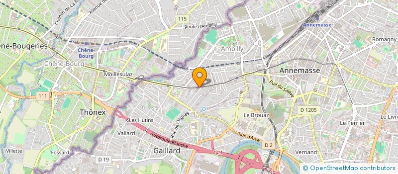 localisation de l'entreprise MADAME ESTEFANY SAAVEDRA TORRICO  GAILLARD