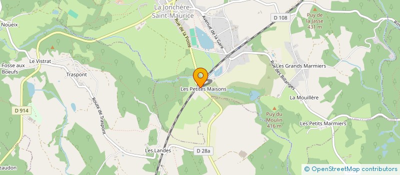 localisation de l'entreprise MADAME ESTEL LAURENCE SELLIER  LA JONCHERE-SAINT-MAURICE