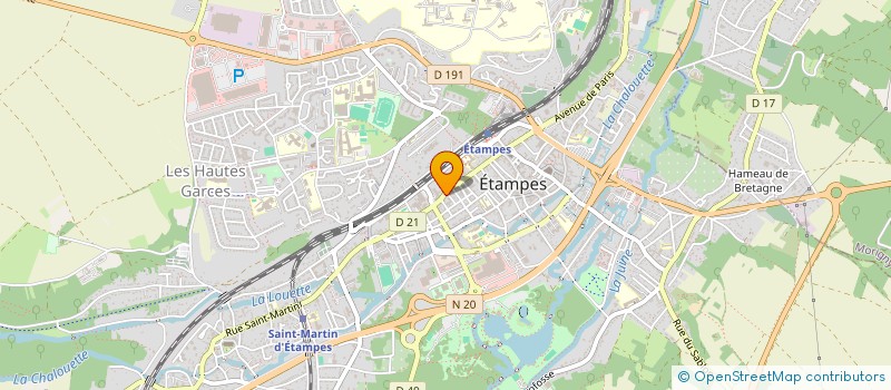localisation de l'entreprise MADAME ESTELA DJORDJEVIC à ETAMPES