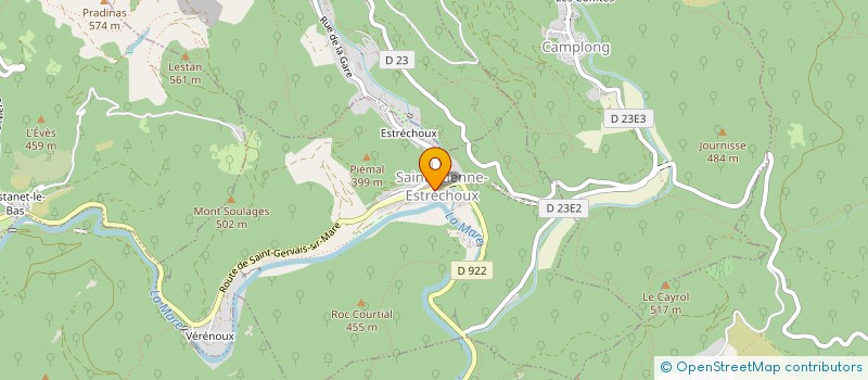 localisation de l'entreprise MADAME ESTELA PRADIER  SAINT-ETIENNE-ESTRECHOUX