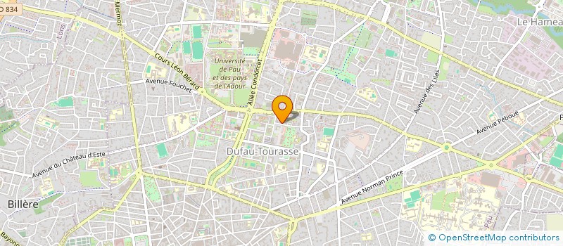 localisation de l'entreprise MADAME ESTELA RUIZ SANTOS à PAU