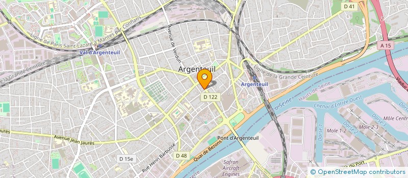 localisation de l'entreprise MADAME ESTELA SOARES à ARGENTEUIL