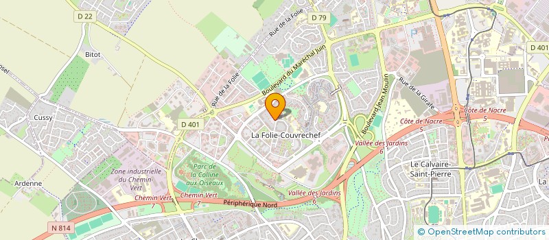 localisation de l'entreprise MADAME ESTELE MONCUIT à CAEN