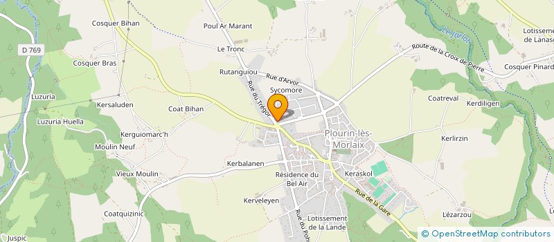 localisation de l'entreprise MADAME ESTELE POUYADOU à PLOURIN-LES-MORLAIX
