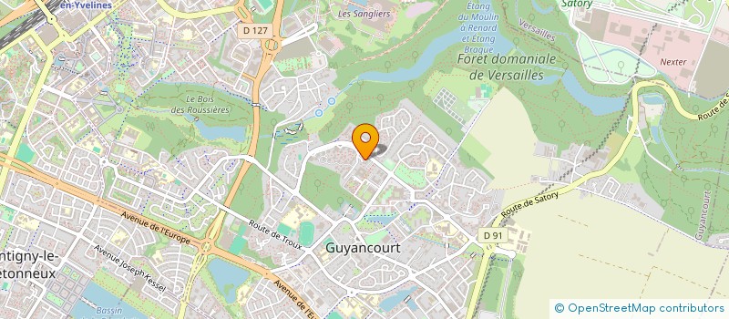 localisation de l'entreprise MADAME ESTELLA FEDOR  GUYANCOURT