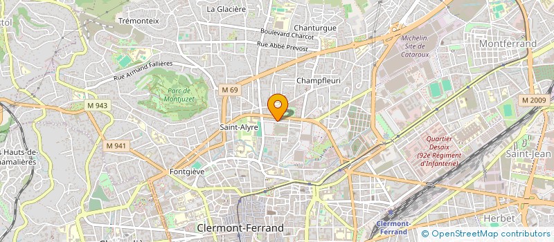 localisation de l'entreprise MADAME ESTELLA VALLET  CLERMONT-FERRAND