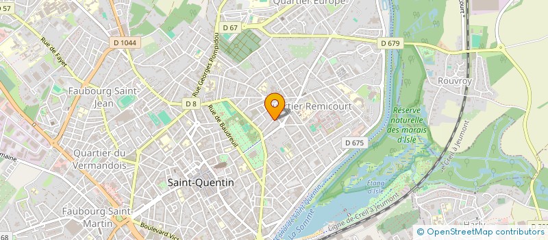 localisation de l'entreprise MADAME ESTELLE ADAM à SAINT-QUENTIN