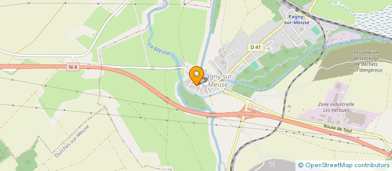 localisation de l'entreprise MADAME ESTELLE ADE à PAGNY-SUR-MEUSE
