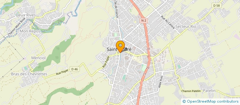 localisation de l'entreprise MADAME ESTELLE AH-YAVE  SAINT-ANDRE