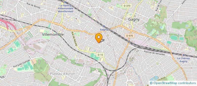 localisation de l'entreprise MADAME ESTELLE ALGUR  VILLEMOMBLE