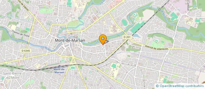 localisation de l'entreprise MADAME ESTELLE ALVAREZ  MONT-DE-MARSAN