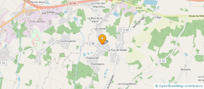 localisation de l'entreprise MADAME ESTELLE ANDRIEUX  SAINT-BRICE-SUR-VIENNE