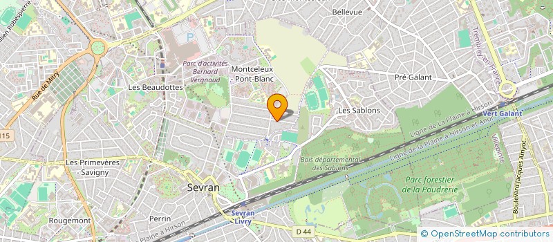 localisation de l'entreprise MADAME ESTELLE ANTOINE à SEVRAN