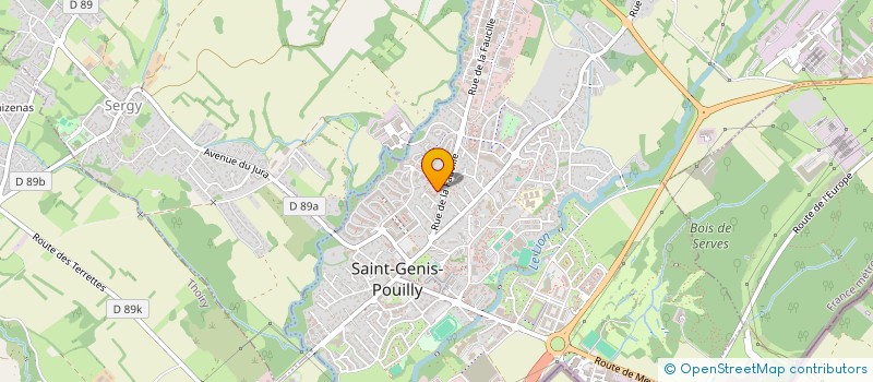 localisation de l'entreprise MADAME ESTELLE ARBEZ à SAINT-GENIS-POUILLY