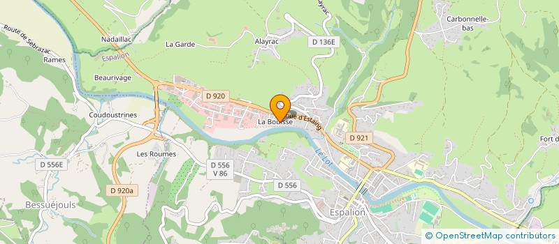 localisation de l'entreprise MADAME ESTELLE ARNAL  ESPALION