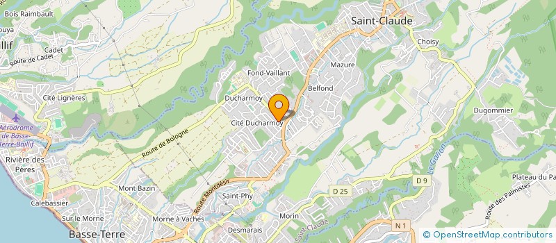 localisation de l'entreprise MADAME ESTELLE ATALLAH à SAINT-CLAUDE