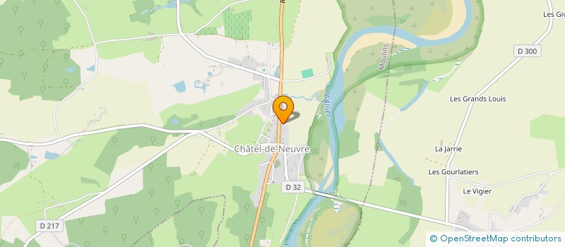 localisation de l'entreprise MADAME ESTELLE AUBER  CHATEL-DE-NEUVRE