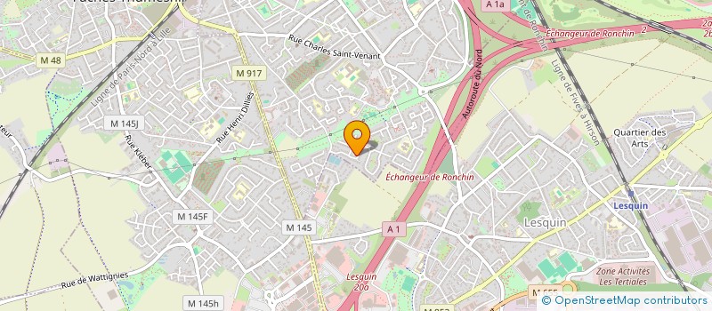 localisation de l'entreprise MADAME ESTELLE AUBRIL  RONCHIN