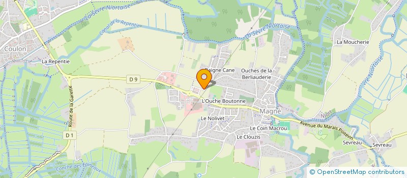 localisation de l'entreprise MADAME ESTELLE BABIN  MAGNE