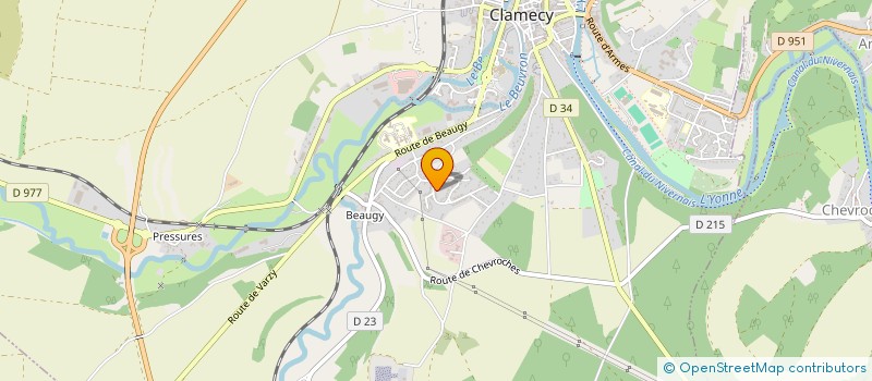 localisation de l'entreprise MADAME ESTELLE BALLAND à CLAMECY