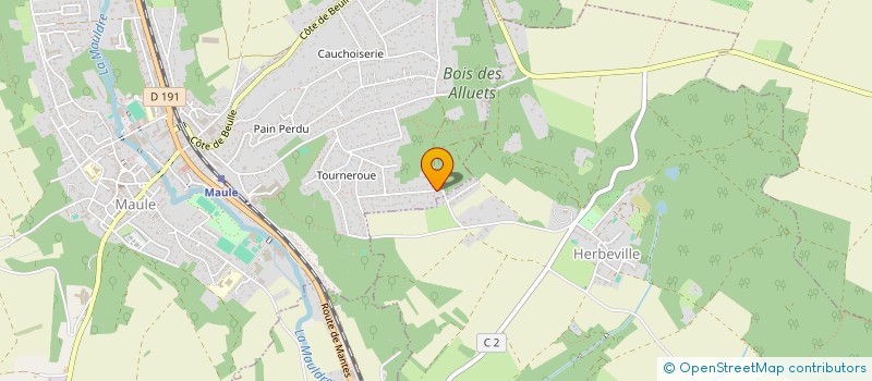 localisation de l'entreprise MADAME ESTELLE BARREAU à LES ALLUETS-LE-ROI
