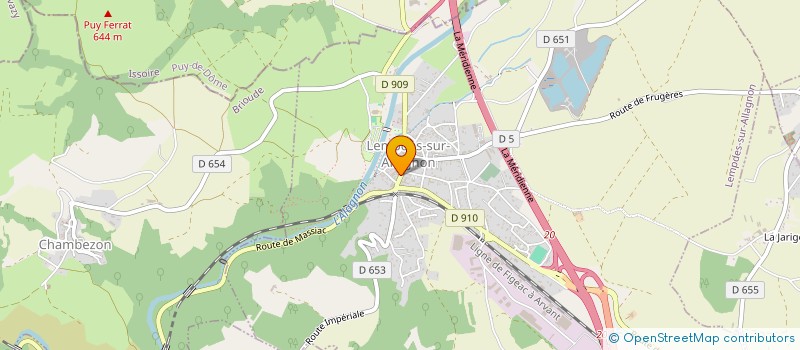 localisation de l'entreprise MADAME ESTELLE BARREYRE à LEMPDES-SUR-ALLAGNON