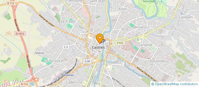 localisation de l'entreprise MADAME ESTELLE BARTHES à CASTRES