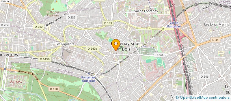 localisation de l'entreprise MADAME ESTELLE BARUCCI à FONTENAY-SOUS-BOIS