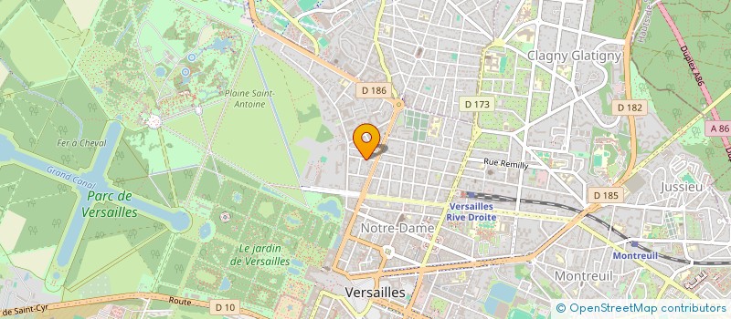 localisation de l'entreprise MADAME ESTELLE BAS à VERSAILLES