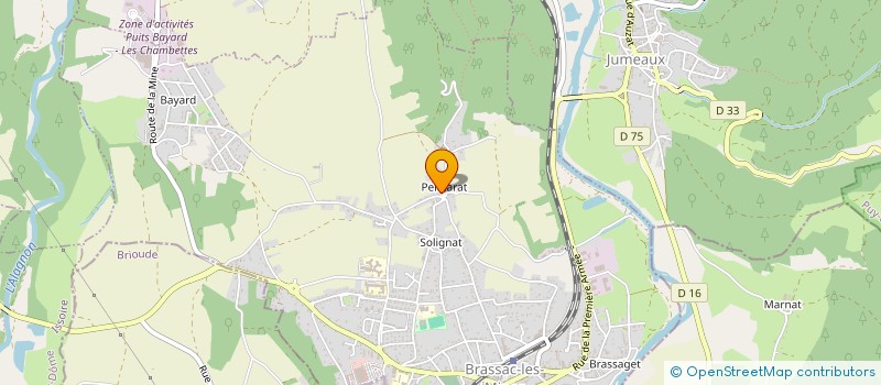 localisation de l'entreprise MADAME ESTELLE BASCLE  BRASSAC-LES-MINES