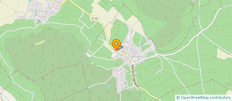 localisation de l'entreprise MADAME ESTELLE BAUDELOT  CRAMANT