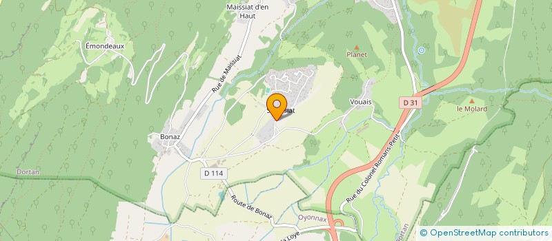 localisation de l'entreprise MADAME ESTELLE BAULARD  DORTAN