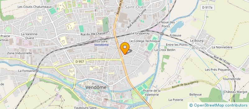 localisation de l'entreprise MADAME ESTELLE BEGU  VENDOME